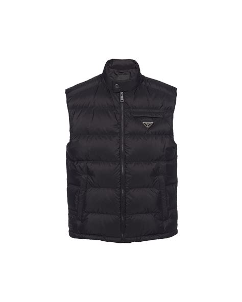 prada puffer coats|Prada sleeveless puffer jacket.